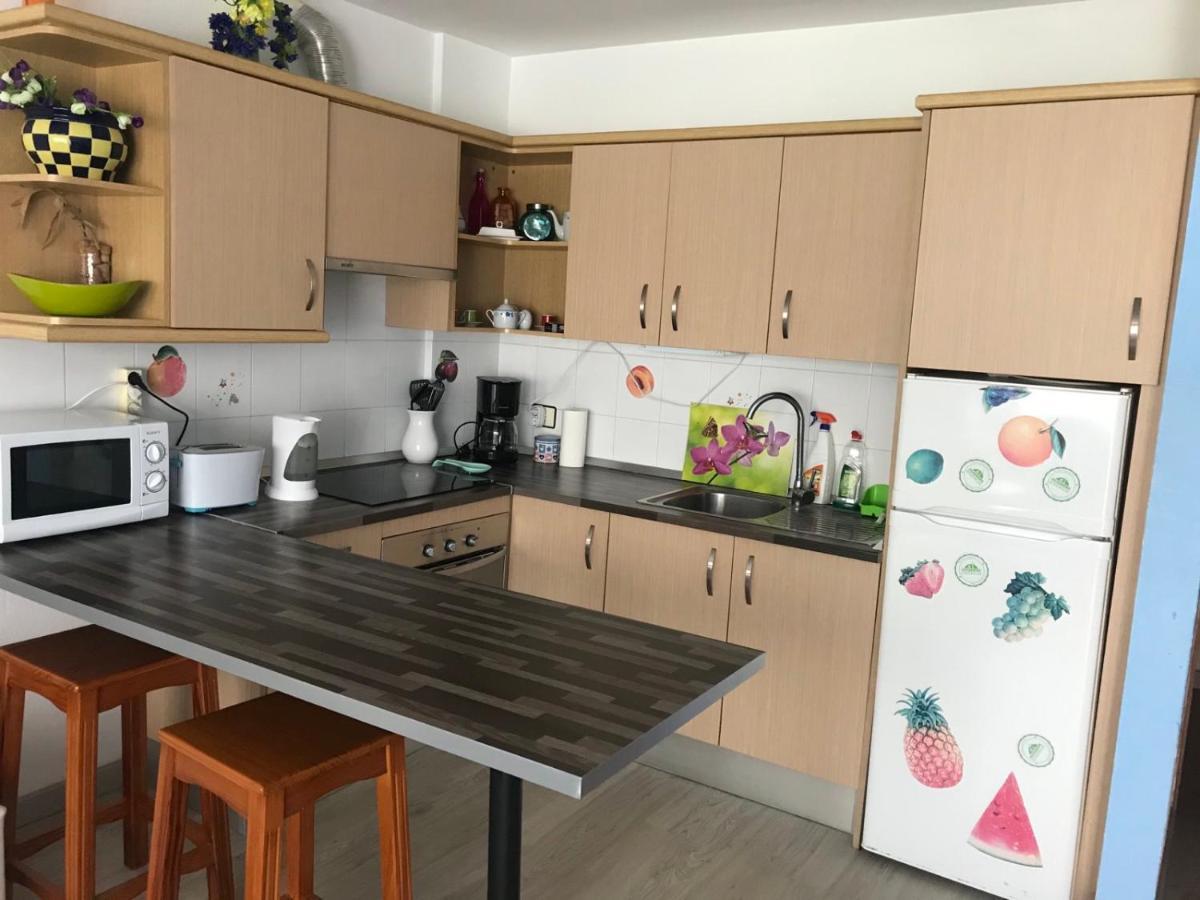 First Line Beach Apartment With Ocean View La Arena Puerto de Santiago  Exterior foto