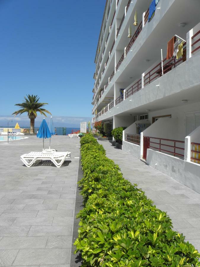 First Line Beach Apartment With Ocean View La Arena Puerto de Santiago  Exterior foto