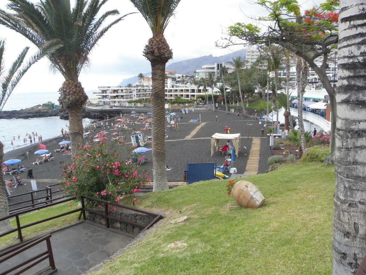 First Line Beach Apartment With Ocean View La Arena Puerto de Santiago  Exterior foto