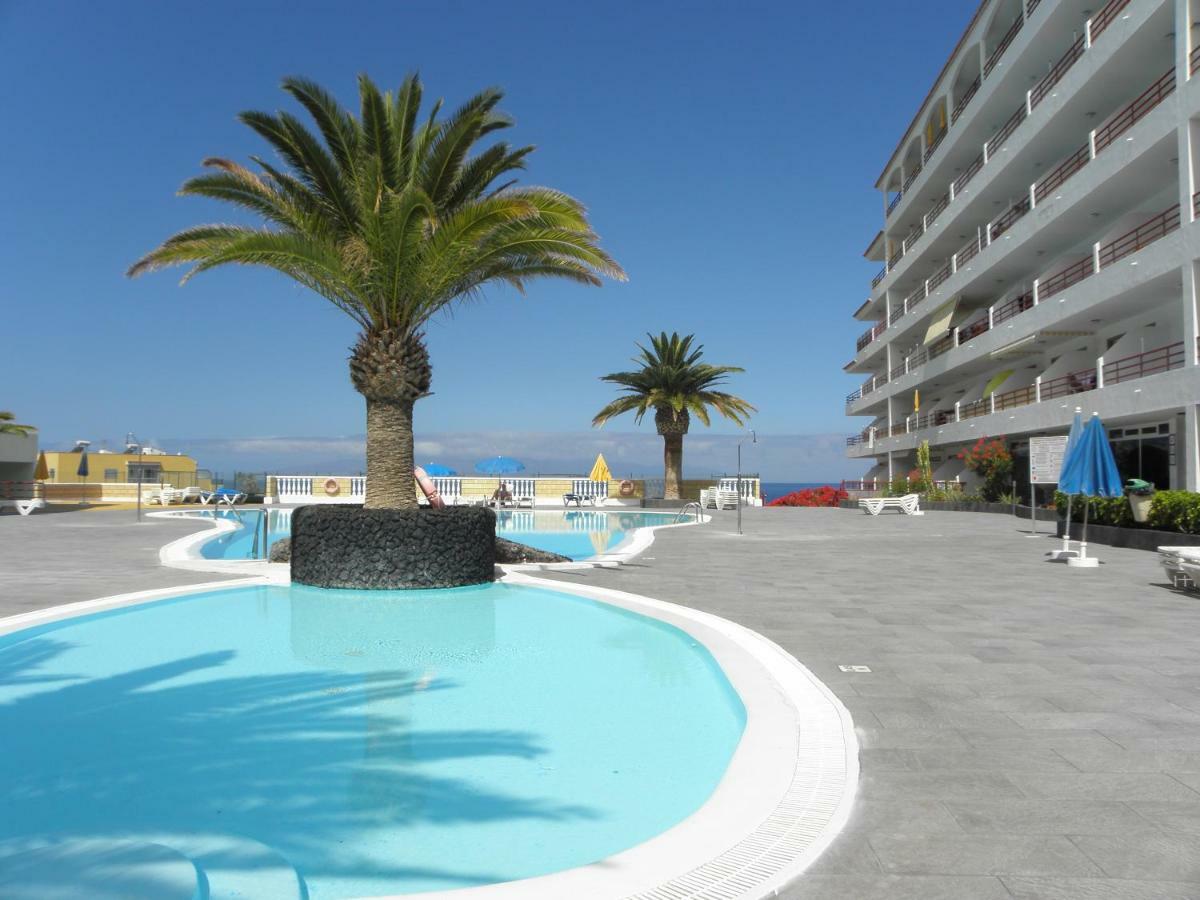 First Line Beach Apartment With Ocean View La Arena Puerto de Santiago  Exterior foto