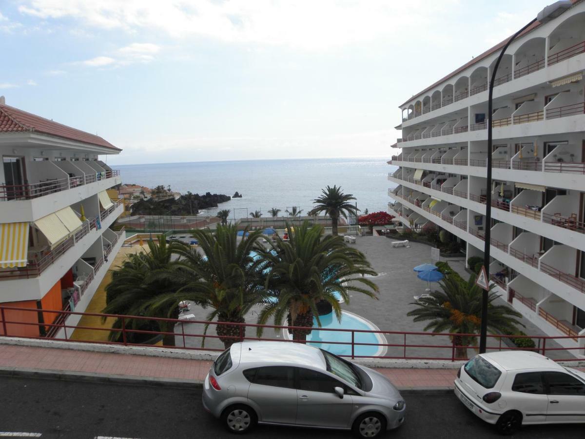 First Line Beach Apartment With Ocean View La Arena Puerto de Santiago  Exterior foto
