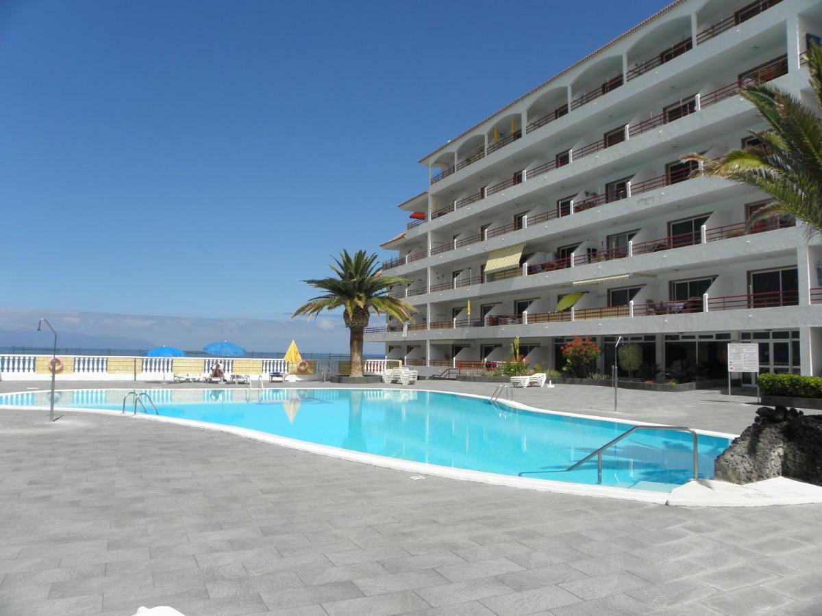 First Line Beach Apartment With Ocean View La Arena Puerto de Santiago  Exterior foto