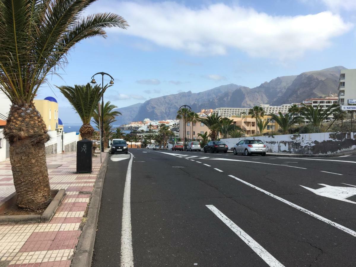 First Line Beach Apartment With Ocean View La Arena Puerto de Santiago  Exterior foto