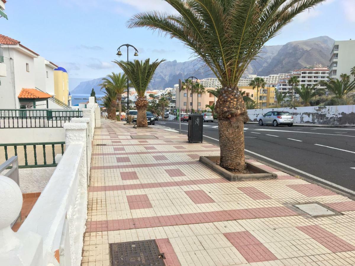 First Line Beach Apartment With Ocean View La Arena Puerto de Santiago  Exterior foto